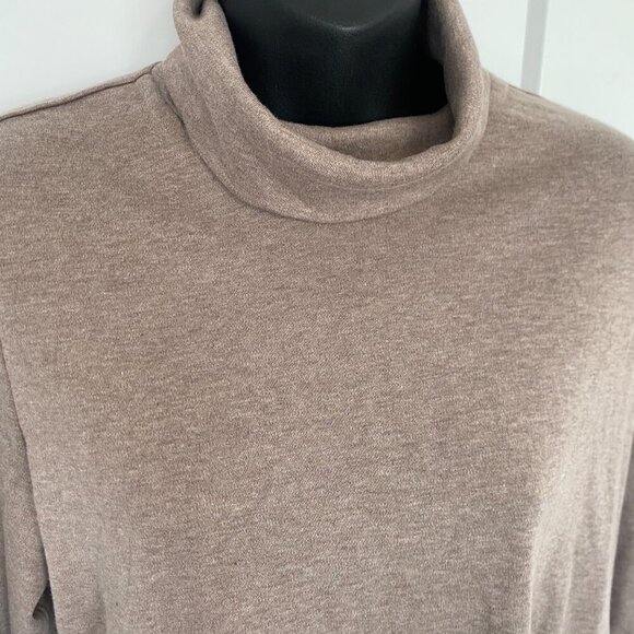 Lands' End Supima‎ Cotton Basic Turtle Neck Long Sleeve Pullover Sweater Size L - Picture 2 of 9